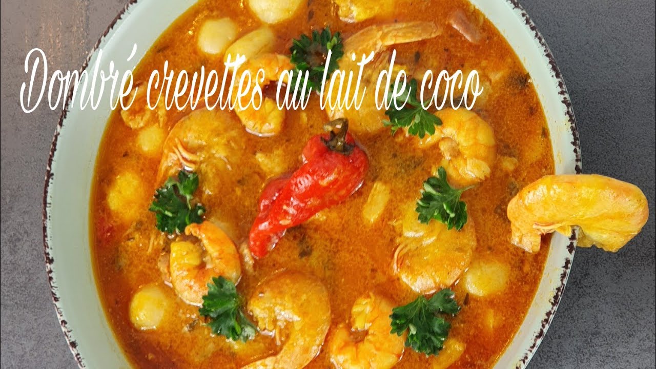 #16 Dombré crevettes🦐  au lait de coco 🥥, recette Antillaise, dombwé, dombrey, boy, dongwé, dondjé