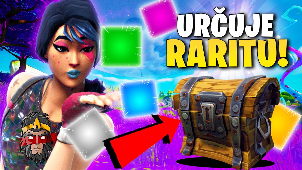 PRVNÍ CHESTKA URČUJE RARITU CHALLENGE VE FORTNITE!