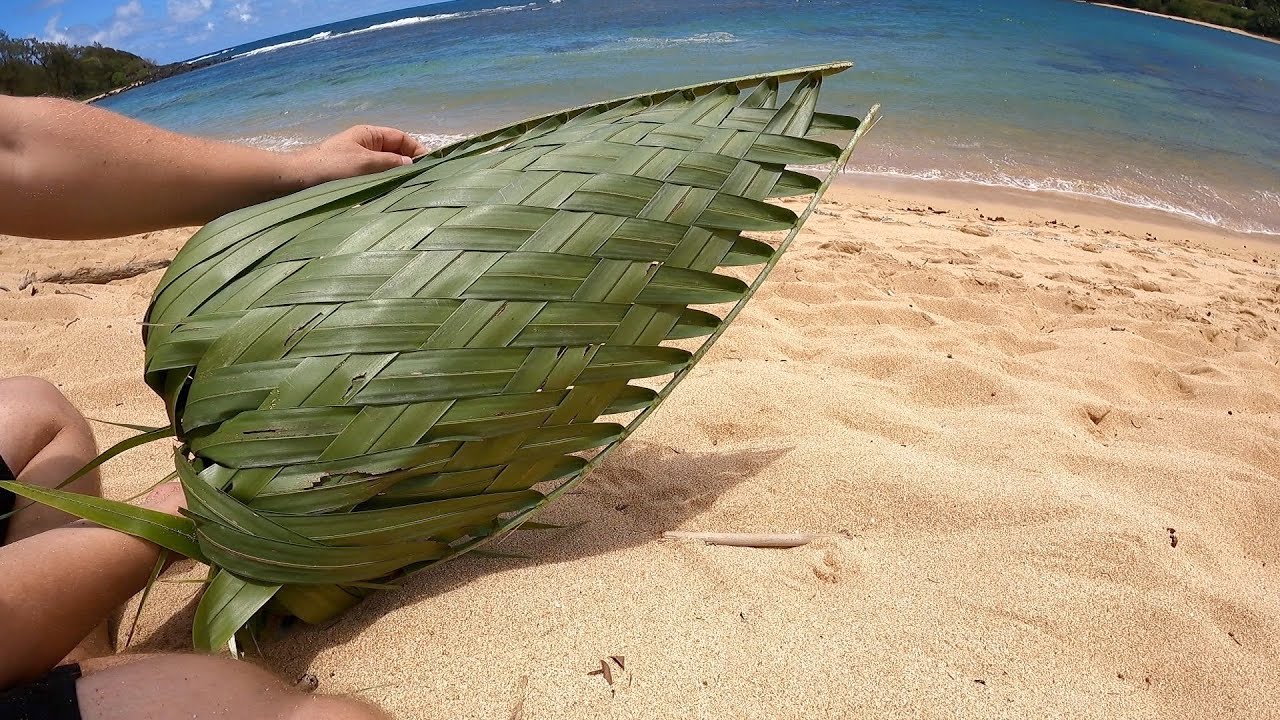 How to weave palm fronds