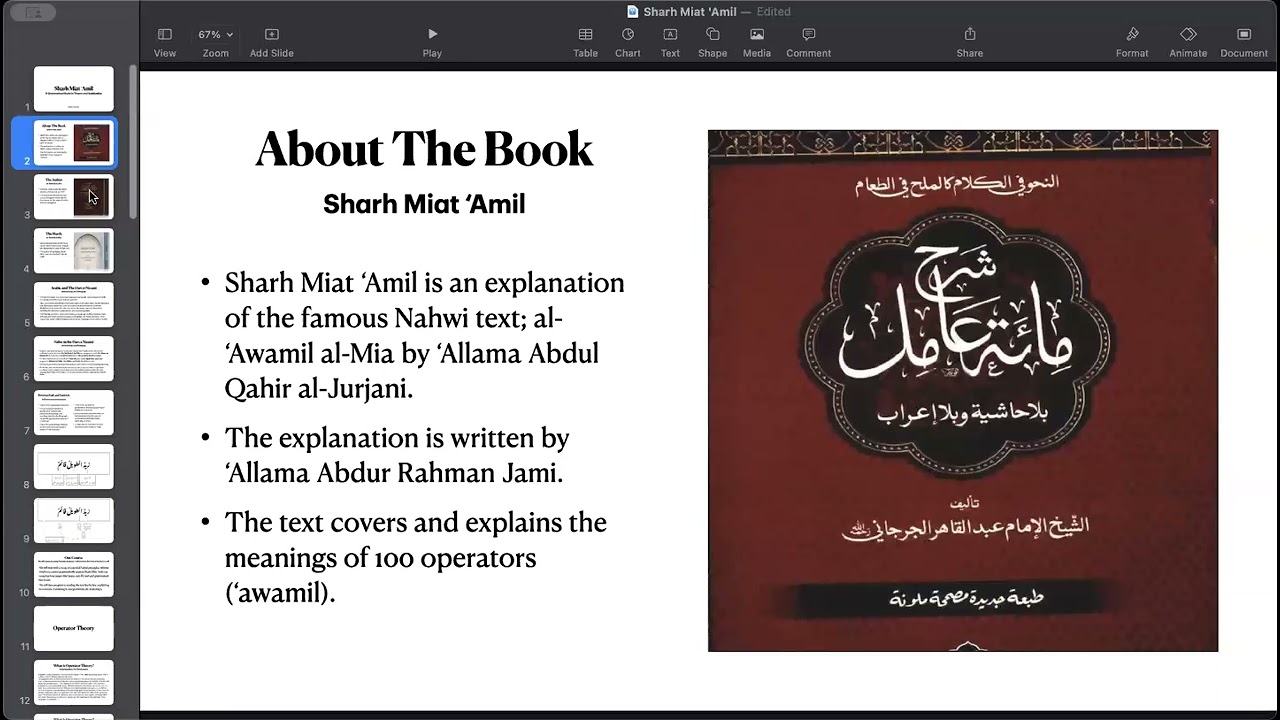 Sharh Miat 'Amil | Session 1 | Taster Session