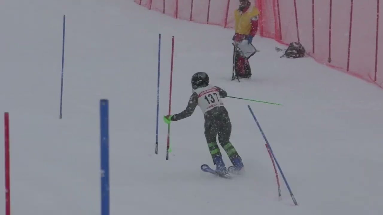 2026/01/20 長野県中学スキー大会 男女SL