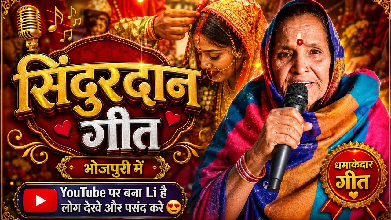 सिंदूरदान के गीत || भोजपुरी में जब लड़की काशादी होता है सिंदूरदान होता है इस टाइम गीत|| Bhojpuri