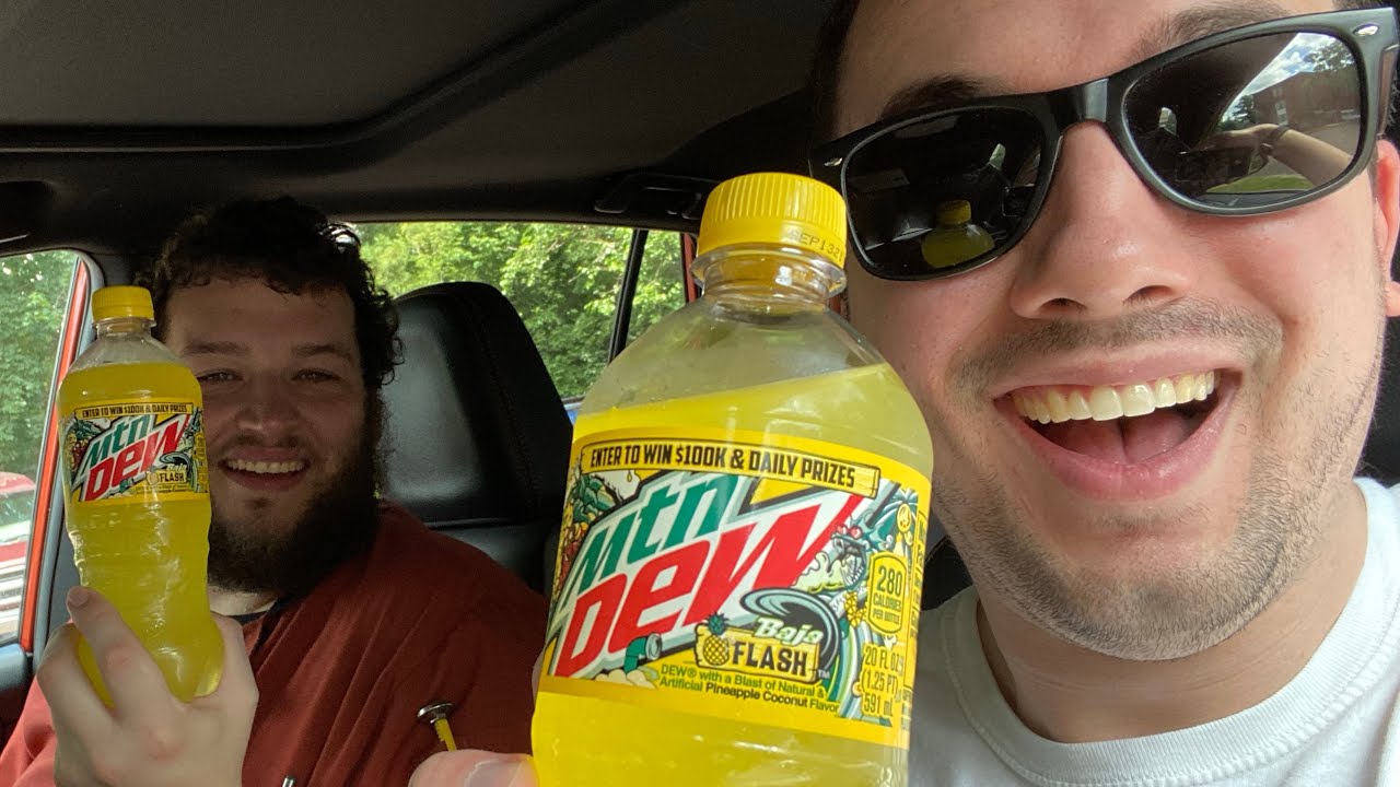 MTN DEW BAJA FLASH TASTE TEST! 🍍🥥 BAJA IS BACK!