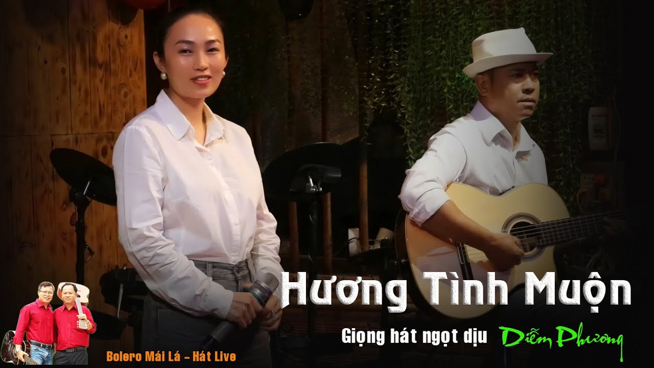 Giọng hát ngọt dịu Diễm Phương | Hương Tình Muộn | Bolero Mái Lá - Hát Live