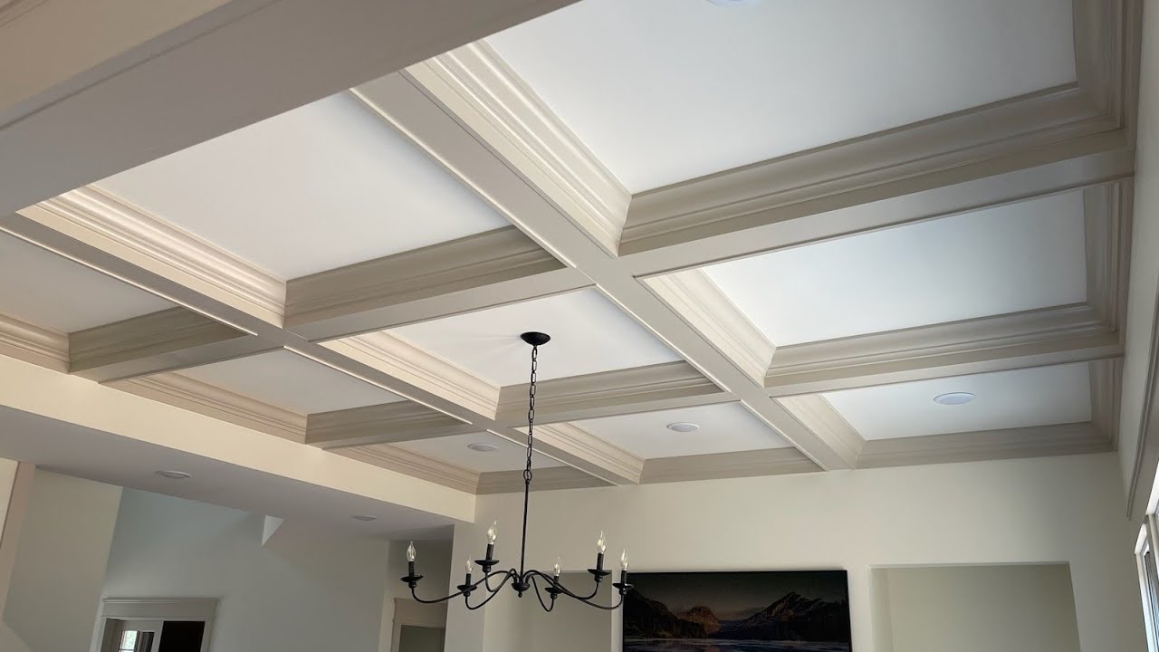 Coffered Ceiling Install: Pt 2