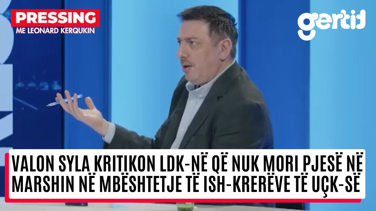 Valon Syla kritikon LDK-në që nuk mori pjesë në marshin në mbështetje të ish-krerëve të UÇK-së | T7