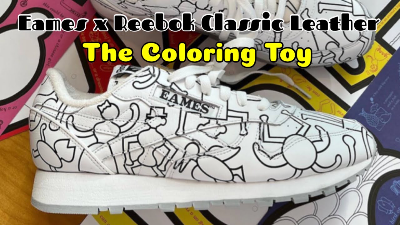 Eames x Reebok Classic Leather The Coloring Toy