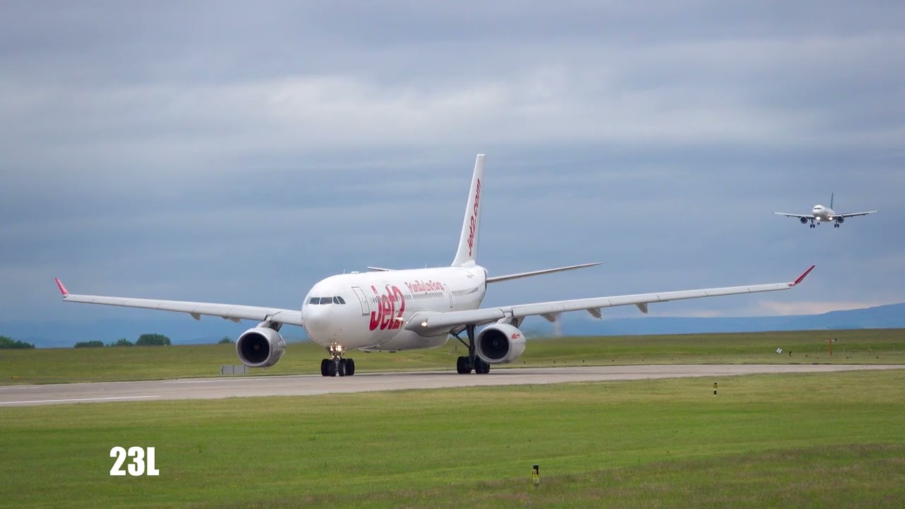 JET2 Ops AirTanker G-VYGM Airbus A330-243 LS831  Manchester MAN To Palma De Mallorca PMI 31/05/2025.