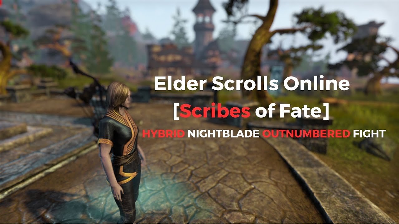 ESO PvP: Hybrid Nightblade Outnumbered Fight [Scribes of Fate]
