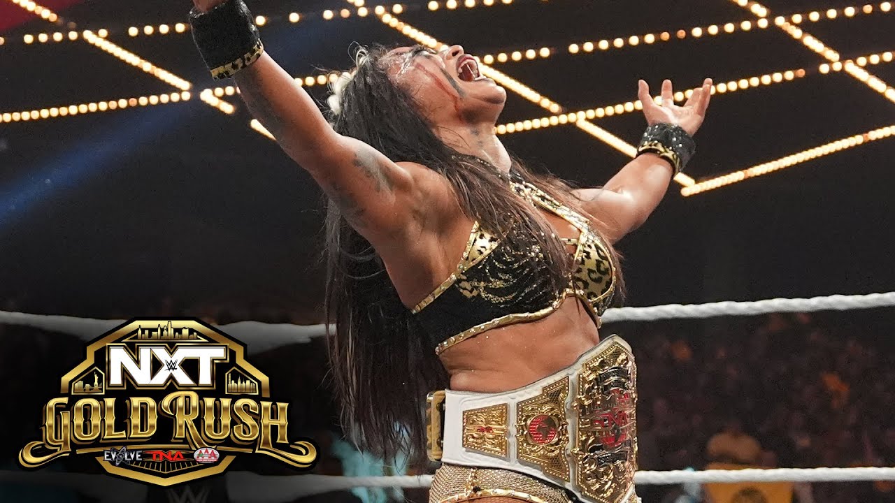 Léi Yǐng Lee wins the TNA Knockouts Title: NXT Gold Rush 2025 highlights