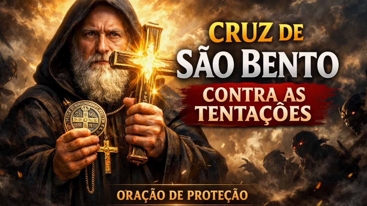 🔴A Oração da Cruz de São Bento: Proteção e Vitória nas Tentações✨