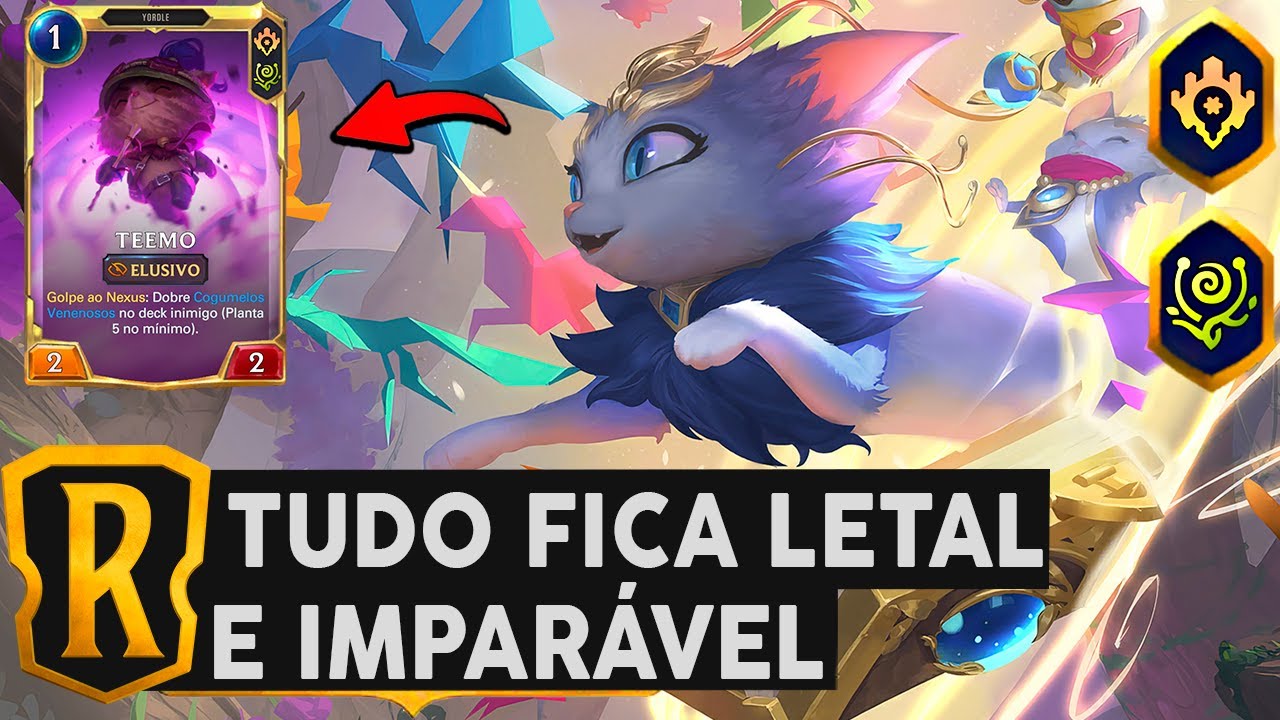 OPONENTE KITA DEPOIS QUE GATA CONECTA MELHOR ELUSIVO ATUAL | YUUMI TEEMO DECK | LEGENDS OF RUNETERRA