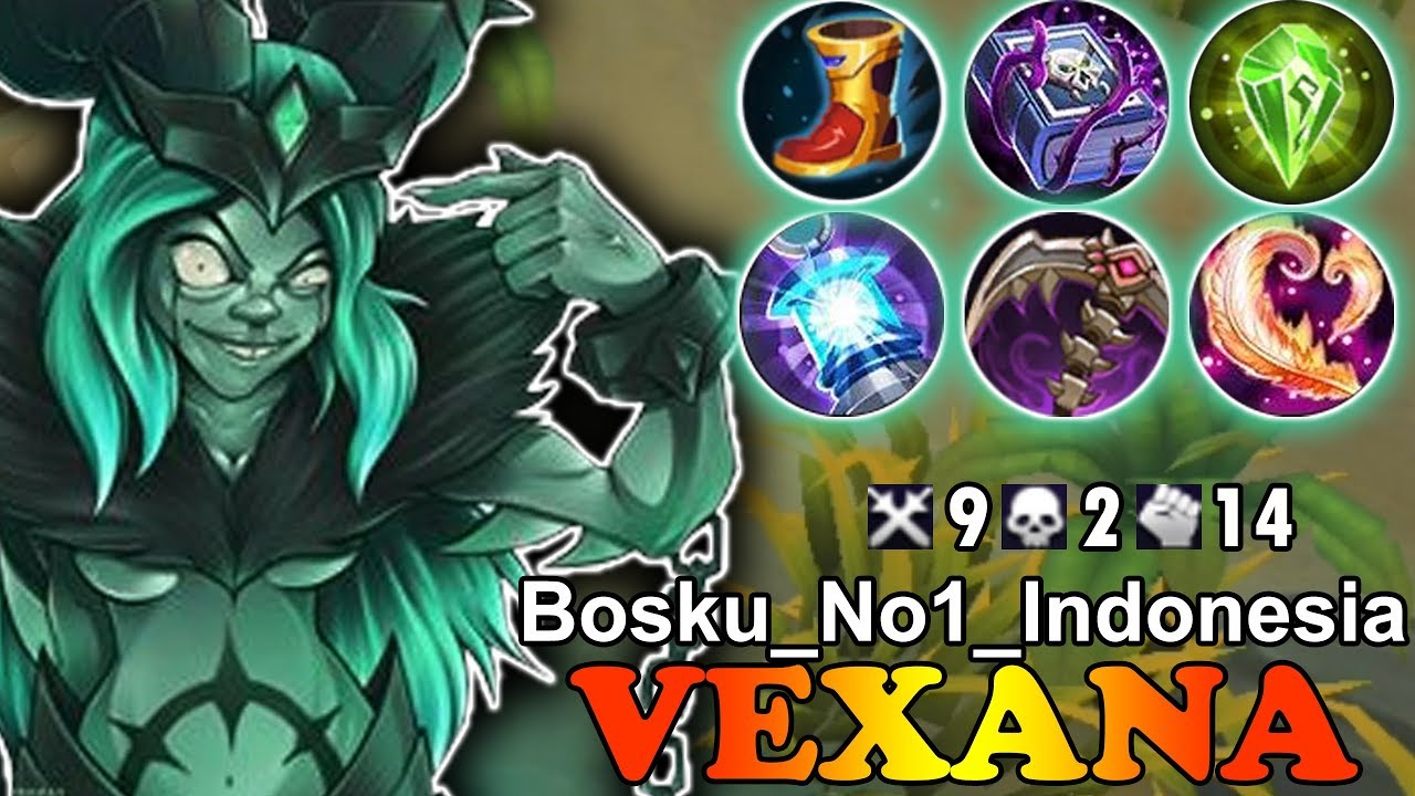 Rank 1 Global Vexana [Bosku_No1_Indonesia] Mobile Legends Gameplay