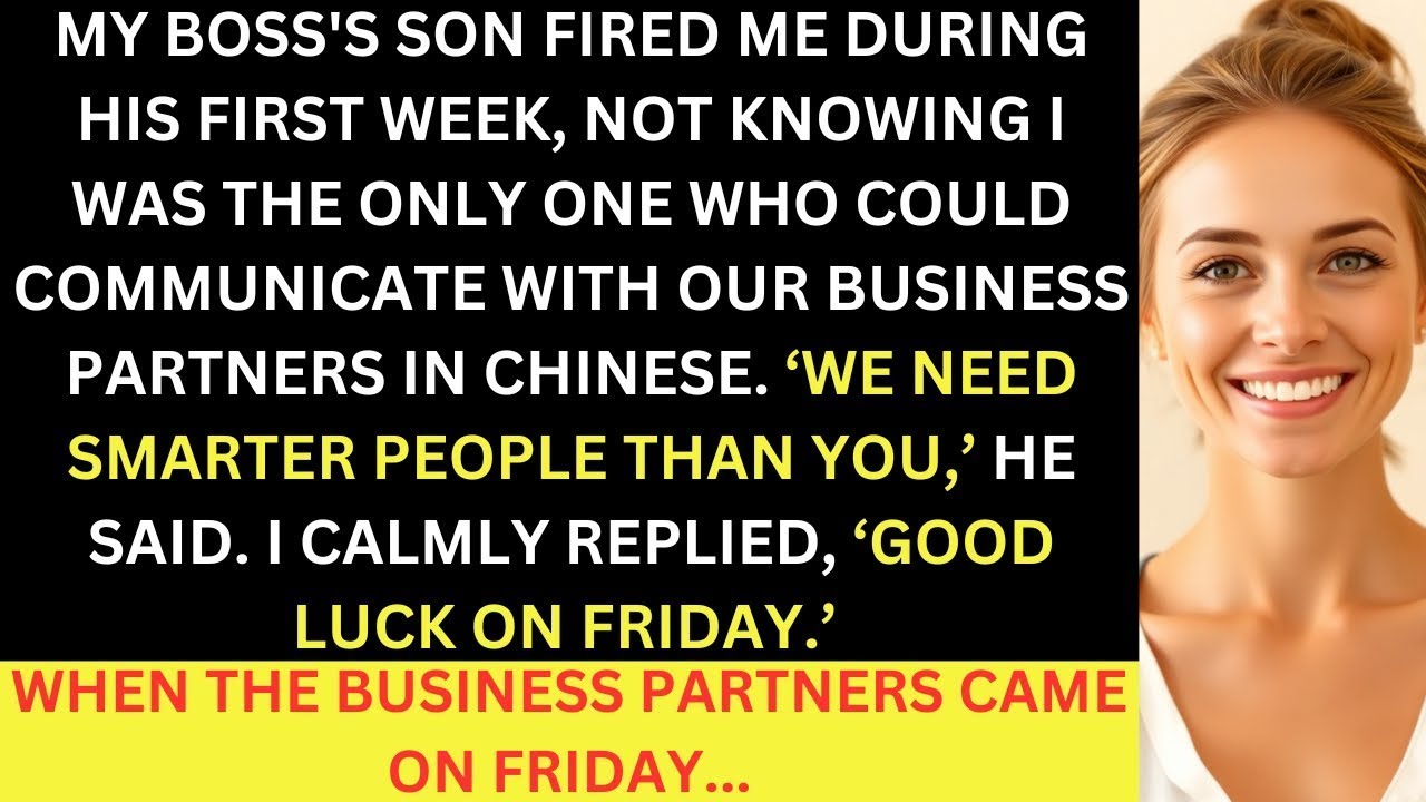 Twisted Love Stories|  I Was Fired By My Boss's Son, Who Had No Idea I Was The Only One Who Could C