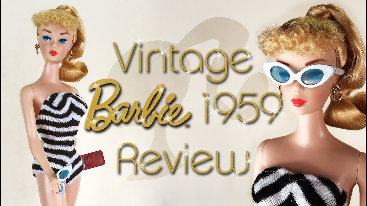 Review - Barbie Vintage 1959 - Collector's Edition 2014 - Black and White Bathing Suit
