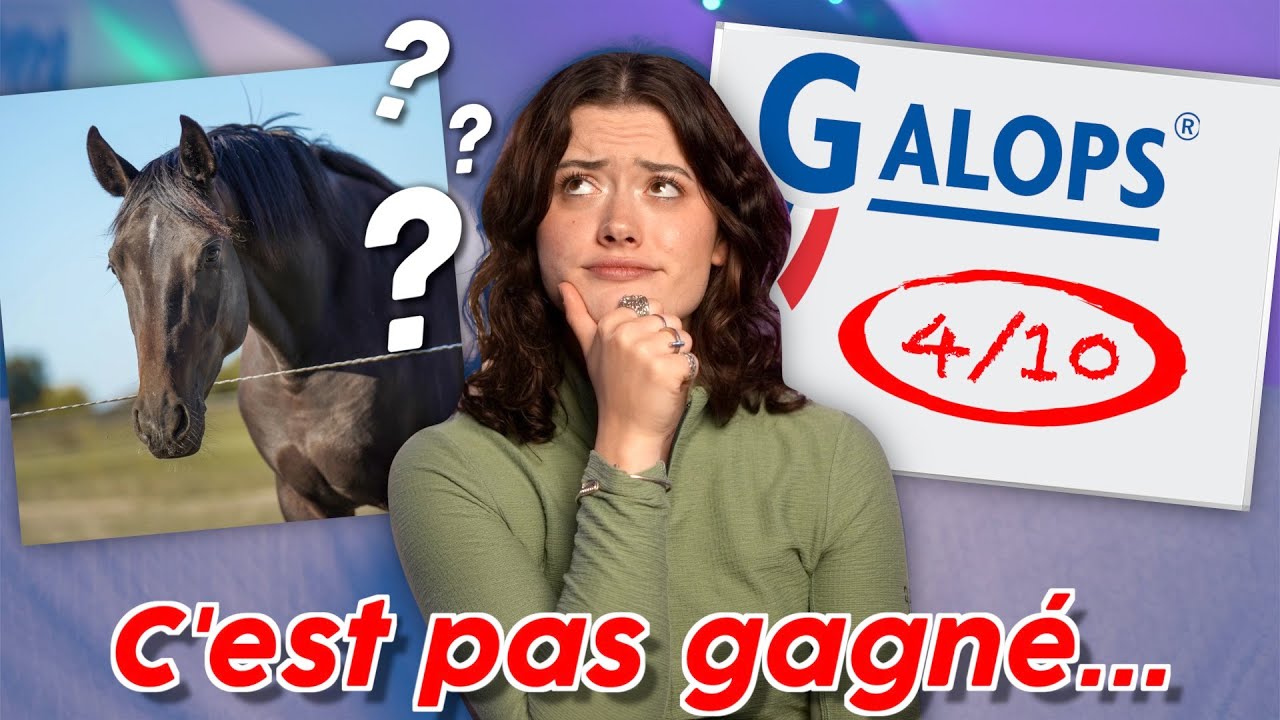 JE PASSE MES GALOPS 5 À 7... une catastrophe ?🥵🐴 #equitation #cheval