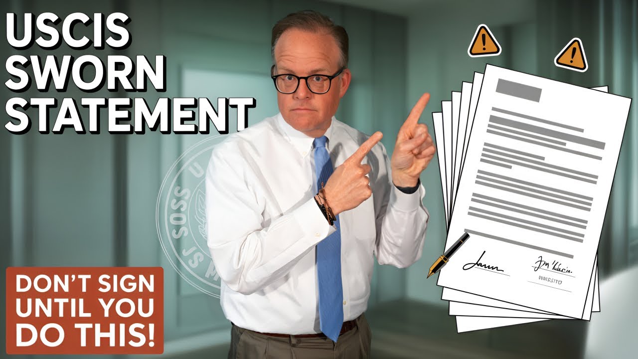 Be Careful What You Sign at USCIS!