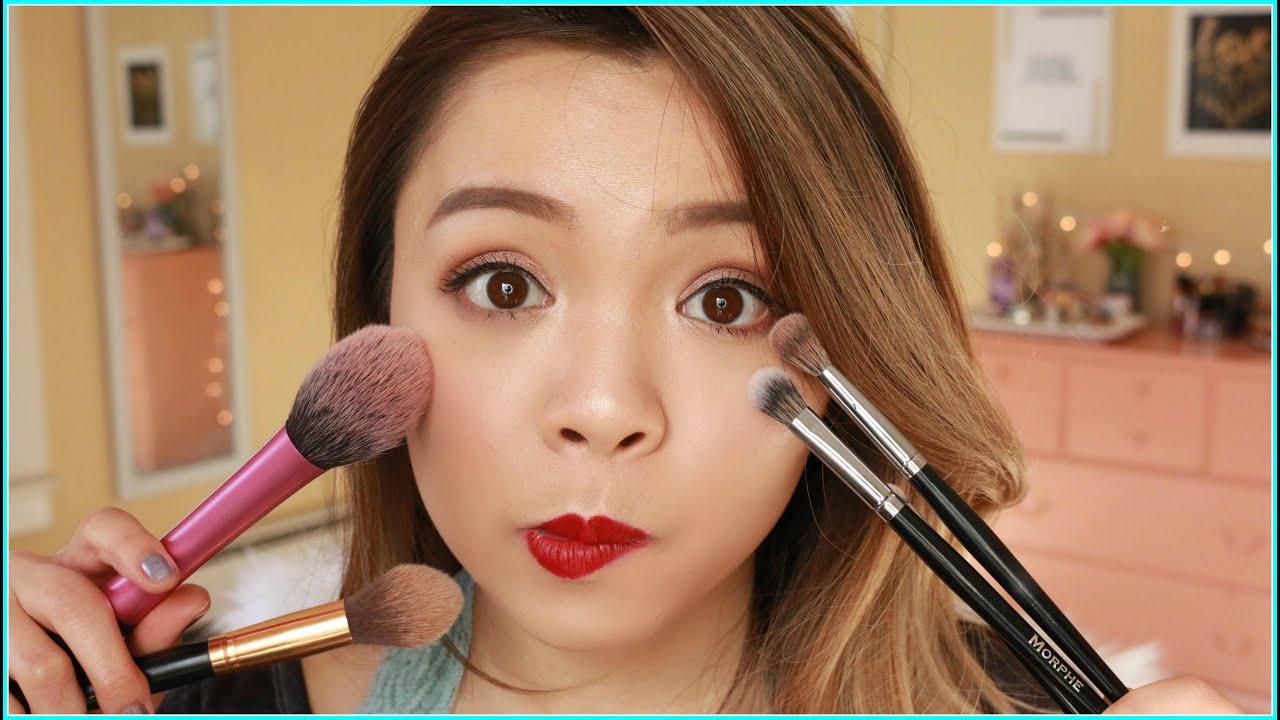 Cọ Trang Điểm Giá Bình Dân Yêu Thích ♡ My Favorite Drugstore Makeup Brushes ♡ TrinhPham