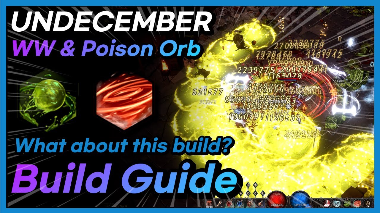 [UNDECEMBER] Whirlwind + Poison Orb, руководство по сборке