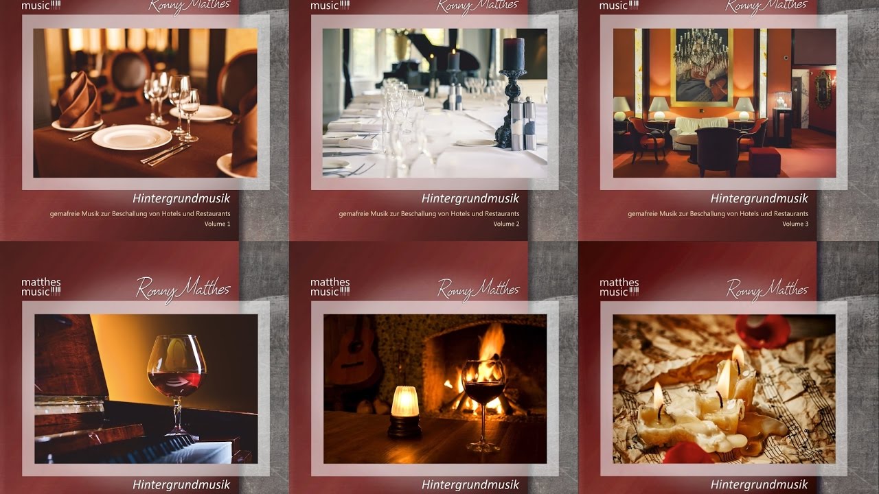 6 CDs: Hintergrundmusik, Vol. 1 - 6 [Gemafreie Musik | Royalty Free Background Music]