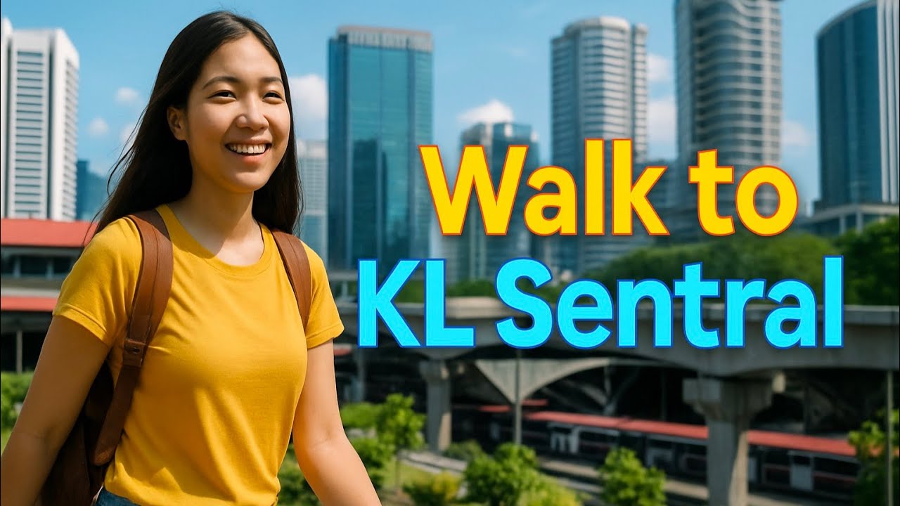 6 Minutes! How to Go from Muzium Negara MRT Station to KL Sentral and Nu Sentral , Malaysia