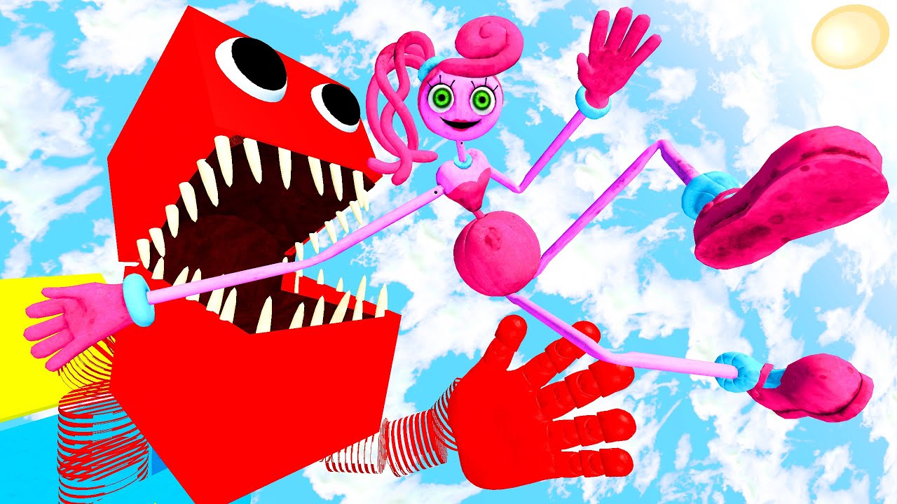 BOXY BOO VS Mommy Long Legs - Project Playtime Ragdoll Falls [GMOD]