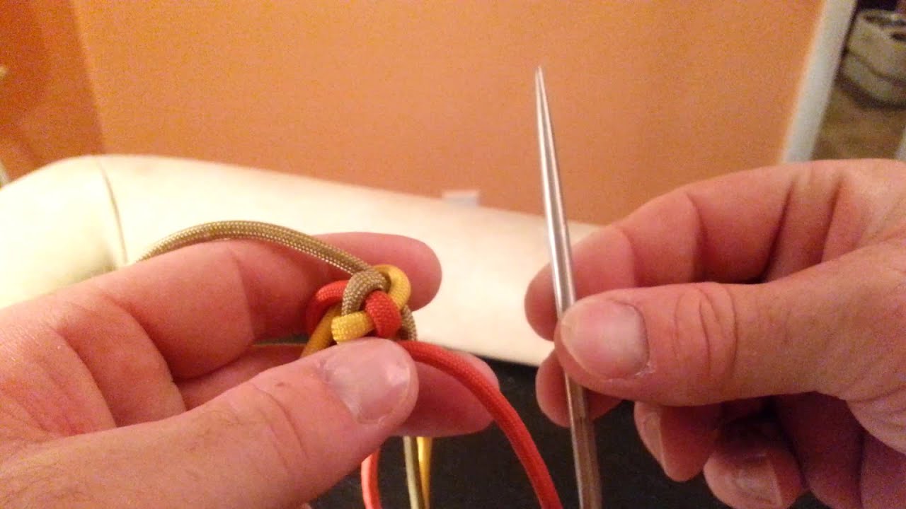 footrope knot using 3 strands