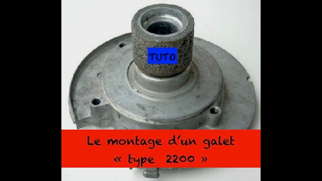 Solex 2200 / montage des roulements de galet