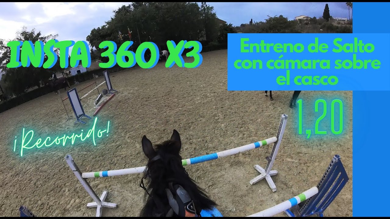 Entreno de salto con cámara sobre el casco - INSTA 360 X3