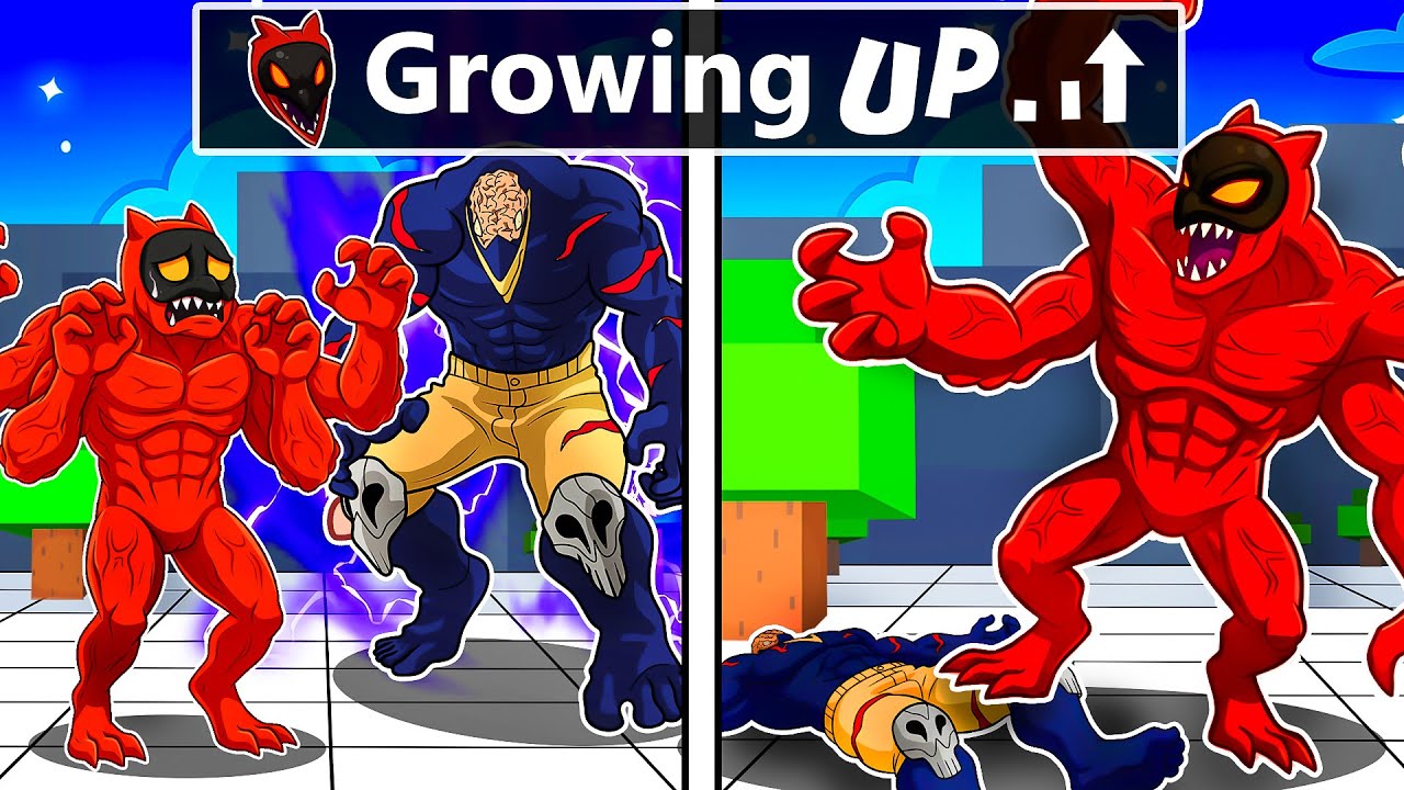 Взросление в роли Абсолютного Кайдзю в Roblox Strongest Battlegrounds!