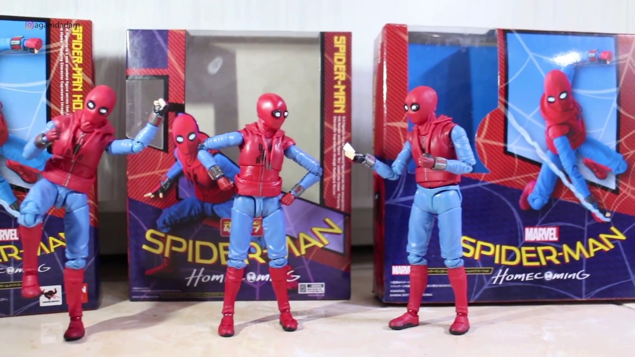 Review #40 - BIKIN BINGUNG! BANYAK JENIS KW NYA, SHF Homemade Spider-Man unboxing & review