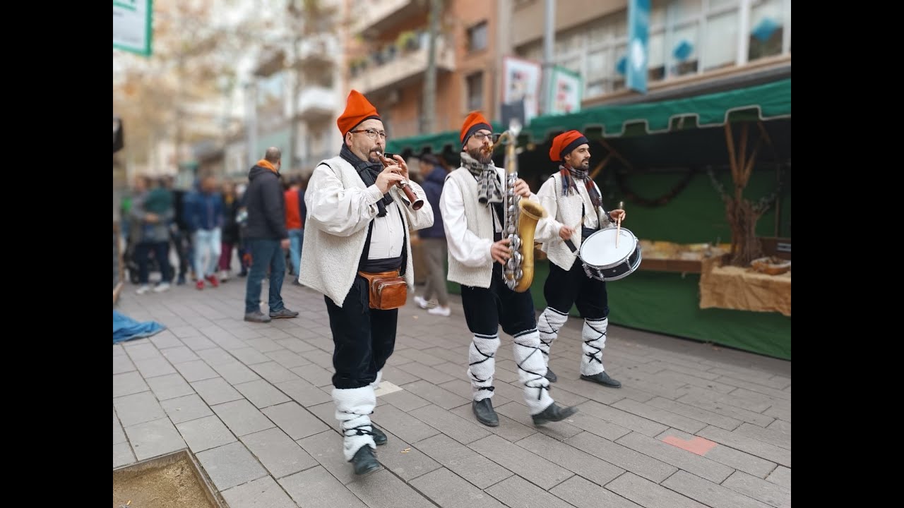 Xarop de Canya Pastorets músics Gavà Fira de Nadal 2022