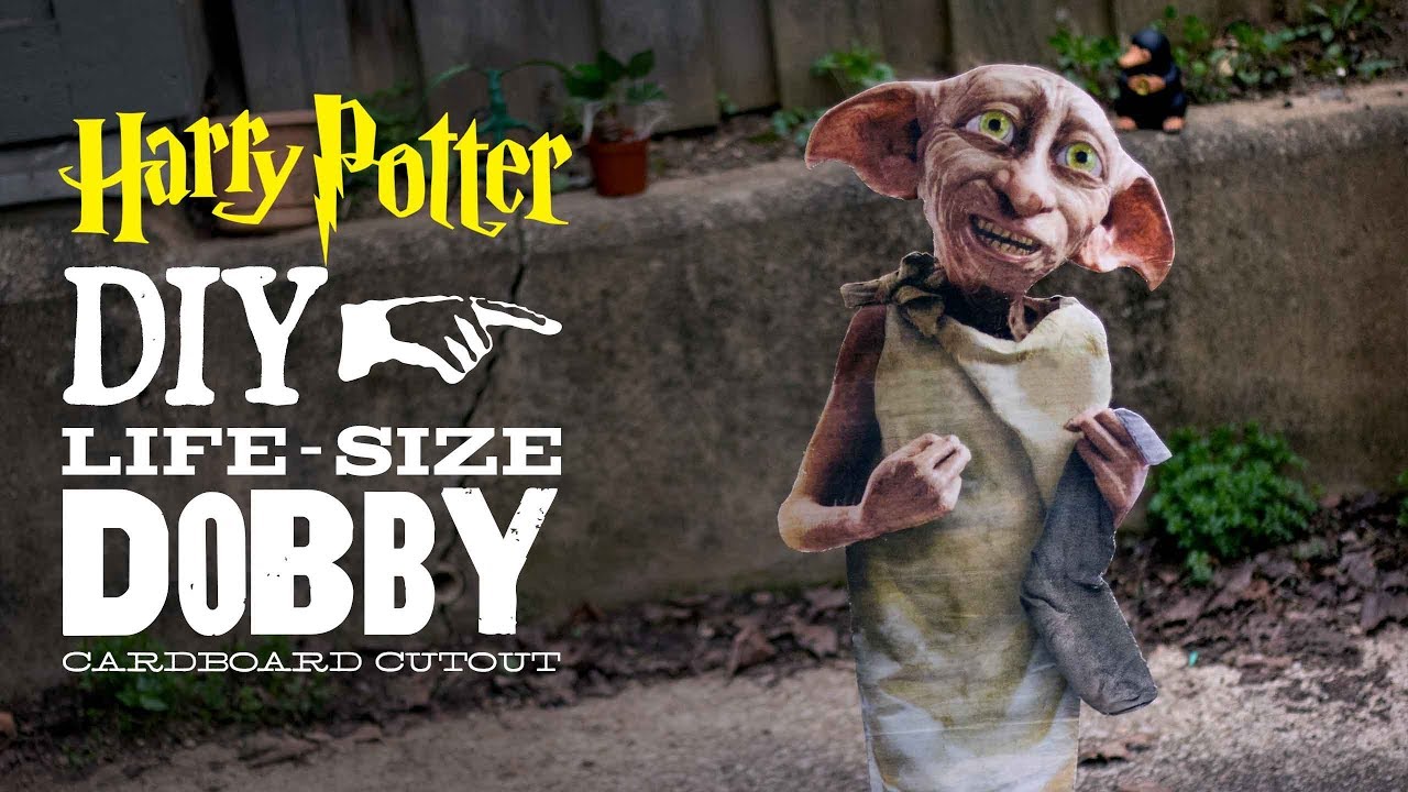 Life-Size Dobby Cardboard Cutout - Harry Potter DIY