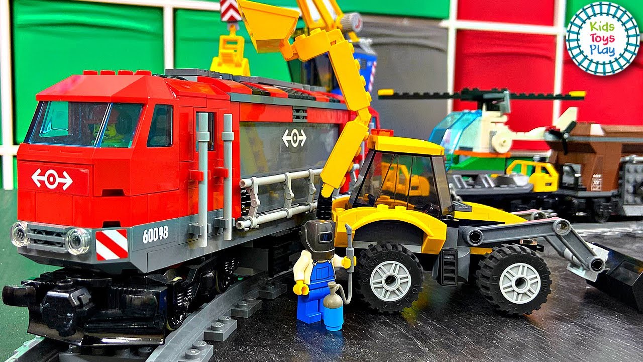 Lego City 60098 Speed Build | Lego City Heavy-Haul Train 60098 | Fast Build Lego Train