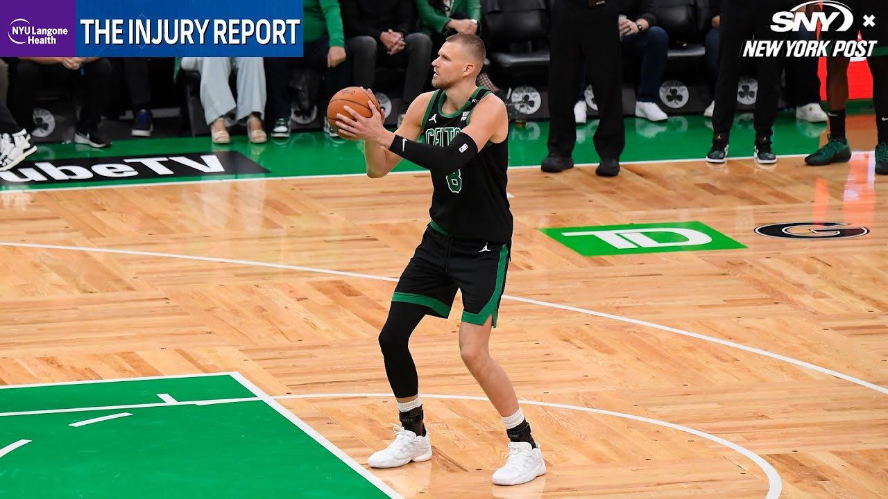 The rare injury ailing Celtics&rsquo; Kristaps Porziņģis | The Injury Report