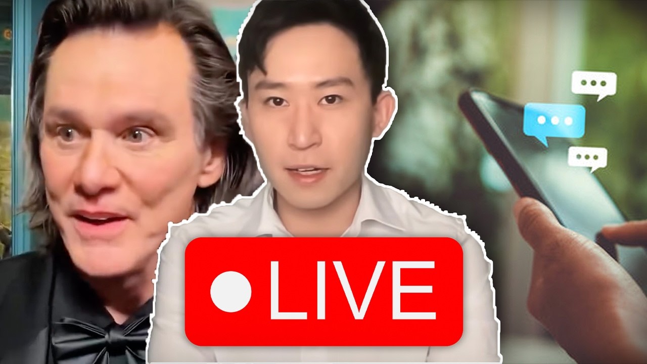 【直播】Jim Carrey複製人出現, 揭發他的黑歷史...chat with me！