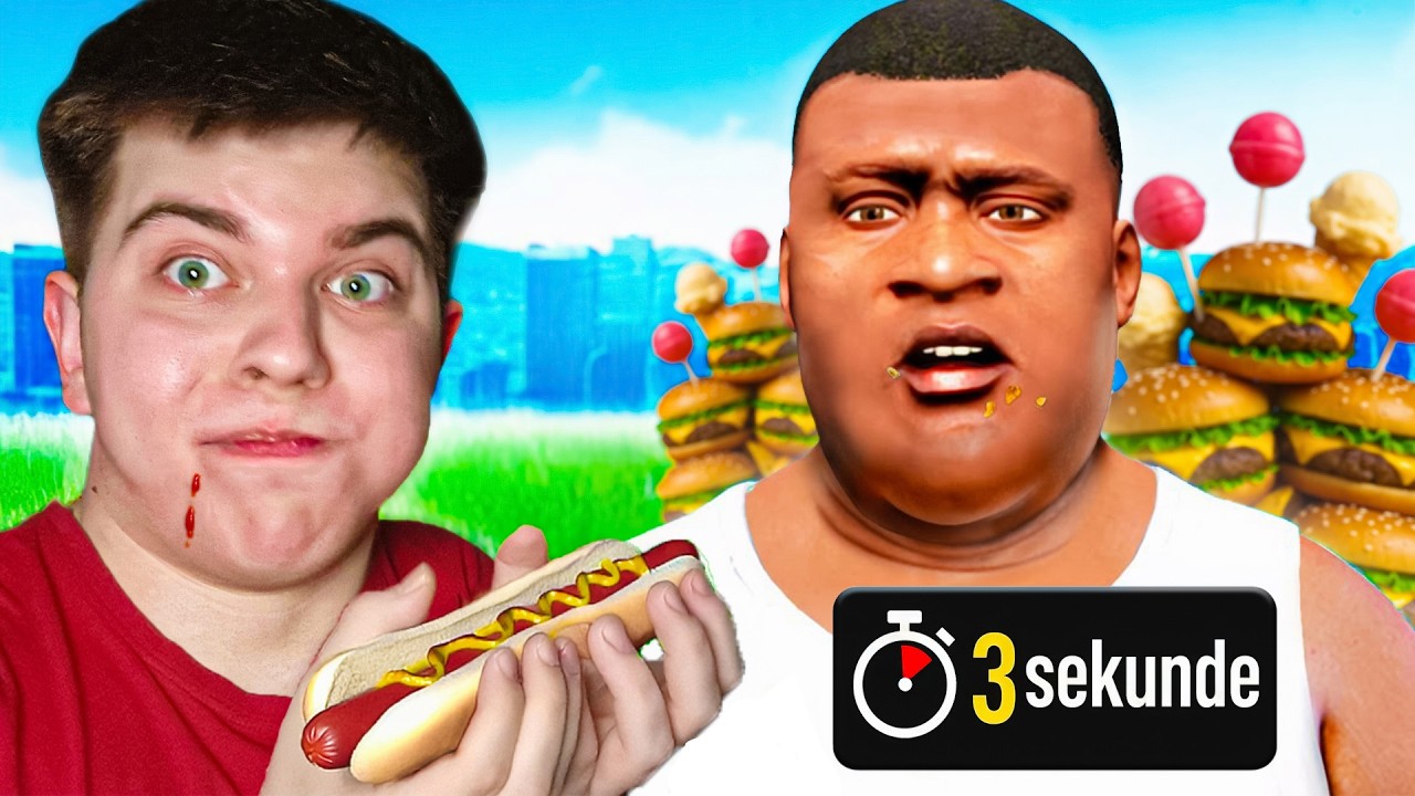 POSTAJEM DEBLJI SVAKE SEKUNDE U GTA 5...⏰🍔 *300 kila*