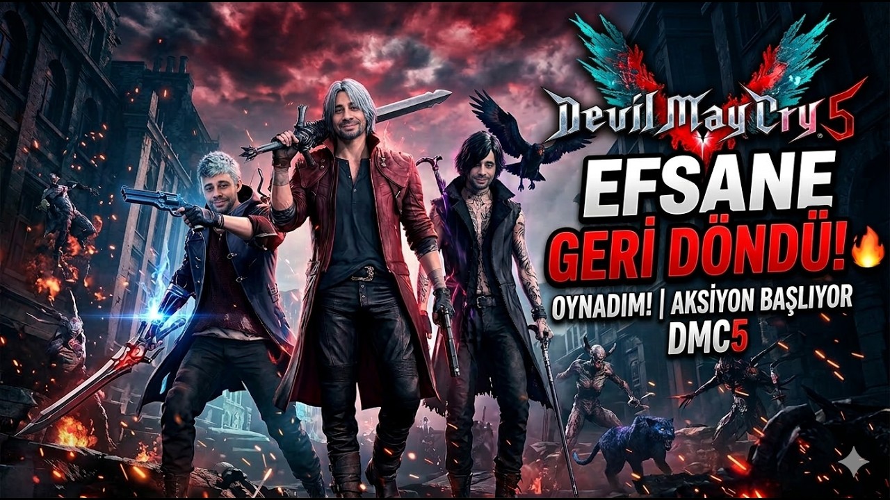 DEVIL MAY CRY 5 OYNUYORUZ | Efsane Geri Döndü #1