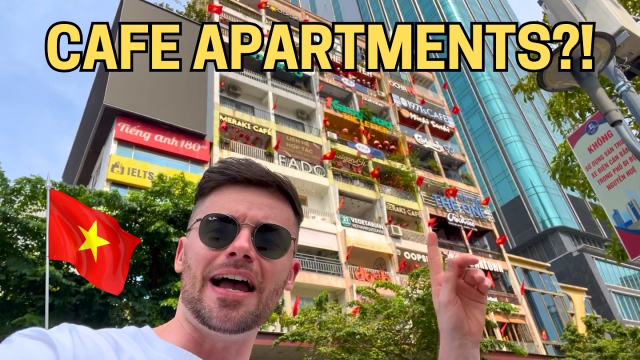 VIETNAM'S Famous CAFE APARTMENTS! Lunch and explore!