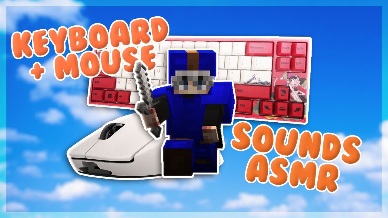 30 Minutes of Keyboard + Mouse Sounds ASMR [Solo Bedwars]