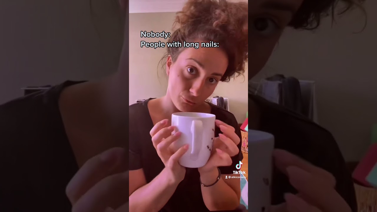 Nothing Is Safe From The Nail Tap 💅🫠 #comedy #nailtapping #teeth
