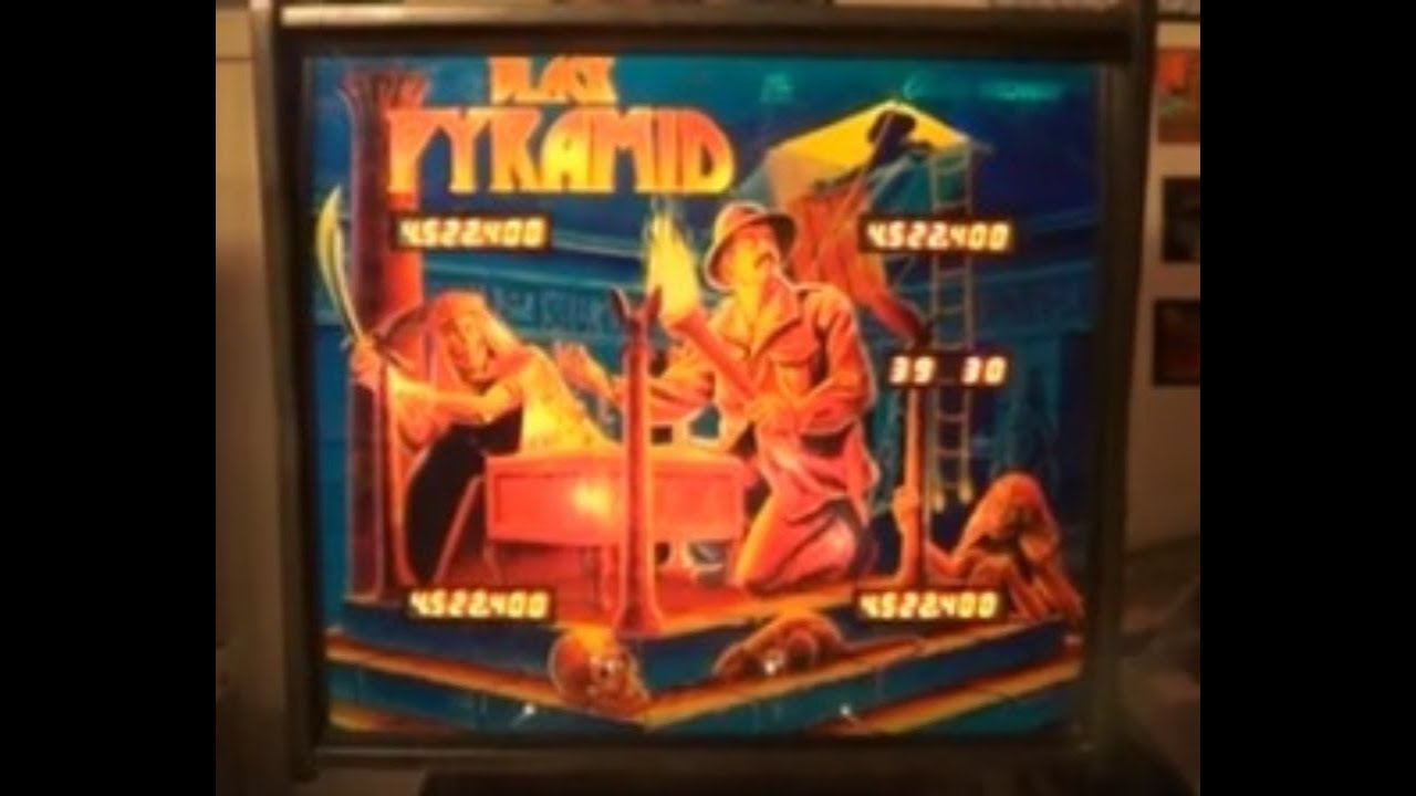 BLACK PYRAMID PINBALL MACHINE - BY BALLY 1984