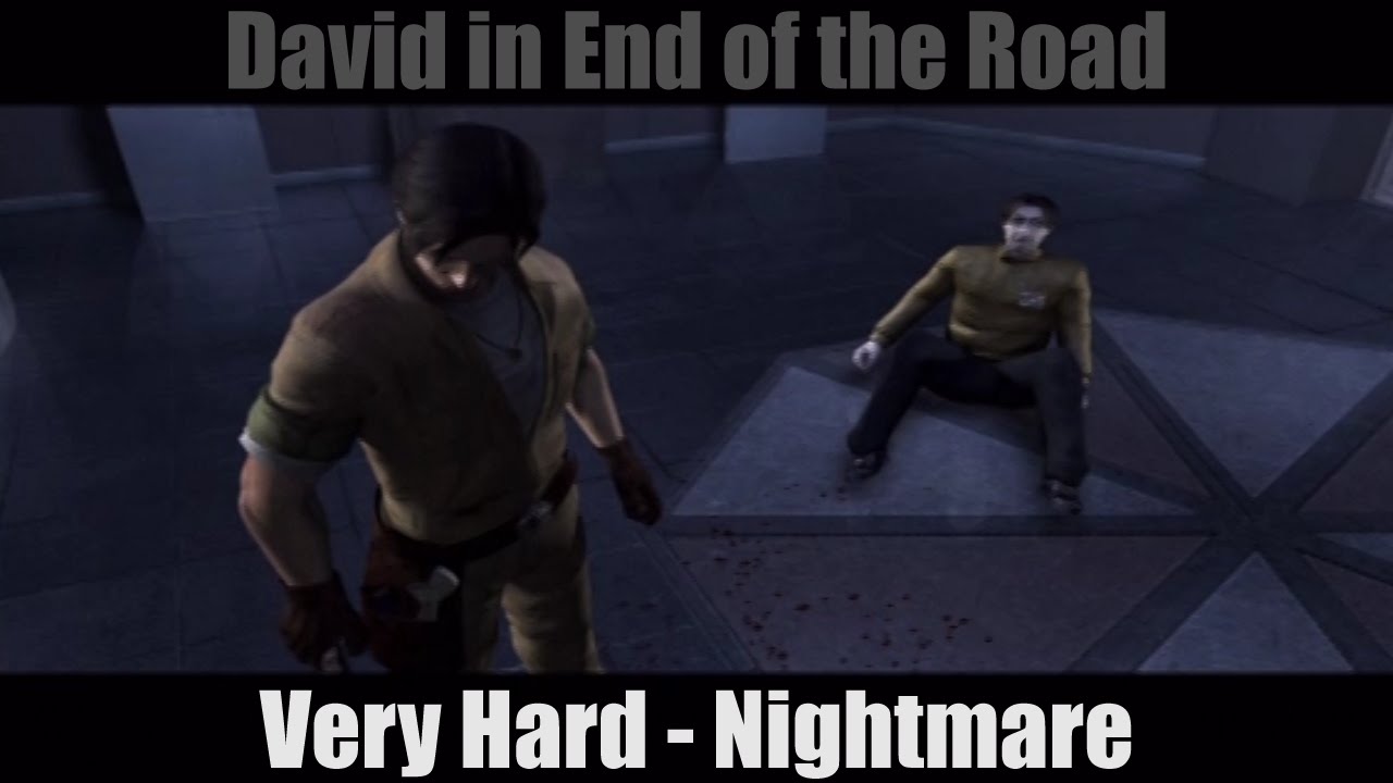 David in End of the Road (Very Hard | Nightmare) Resident Evil Outbreak File #2 (PS2)