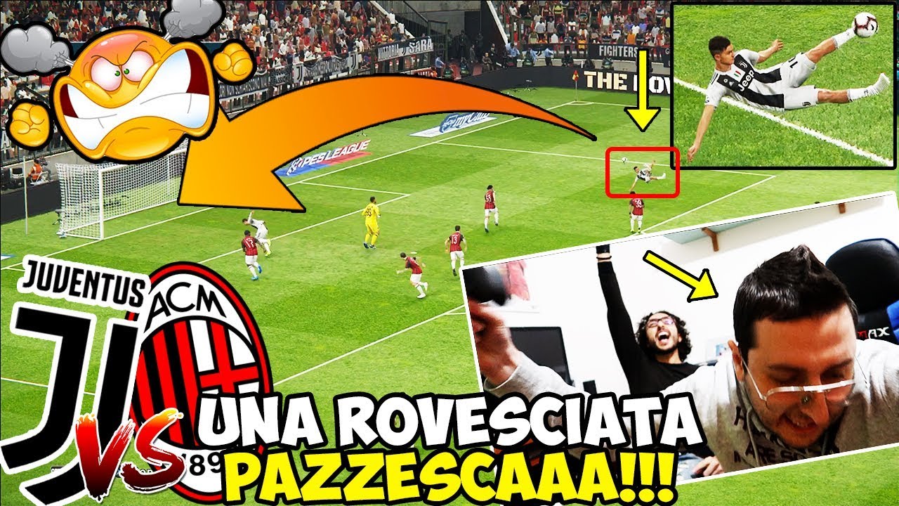 [E GABBO MUTO..] ROVESCIATA PAZZESCA DI DYBALAAA!!! JUVENTUS-MILAN [PES 2019]