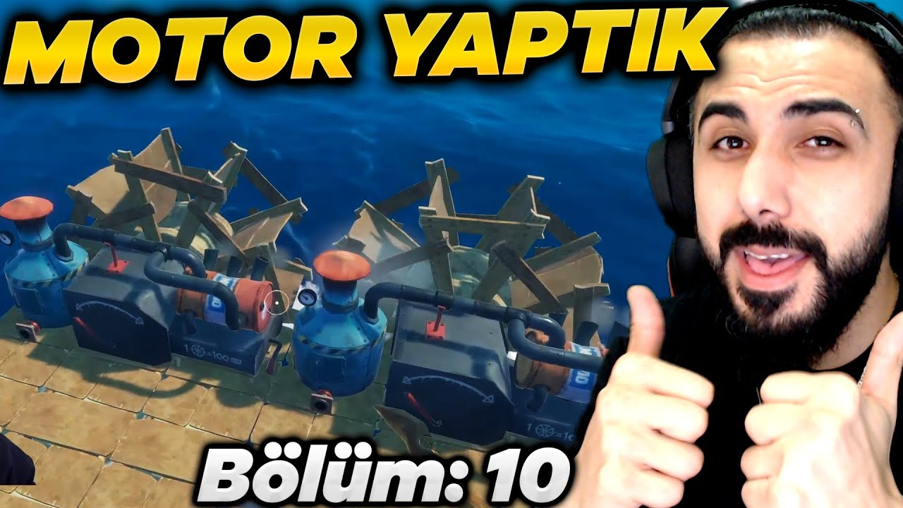 MOTOR YAPTIK!! ÇAĞ ATLADIK!! RAFT (Bölüm: 10) | Barış Can