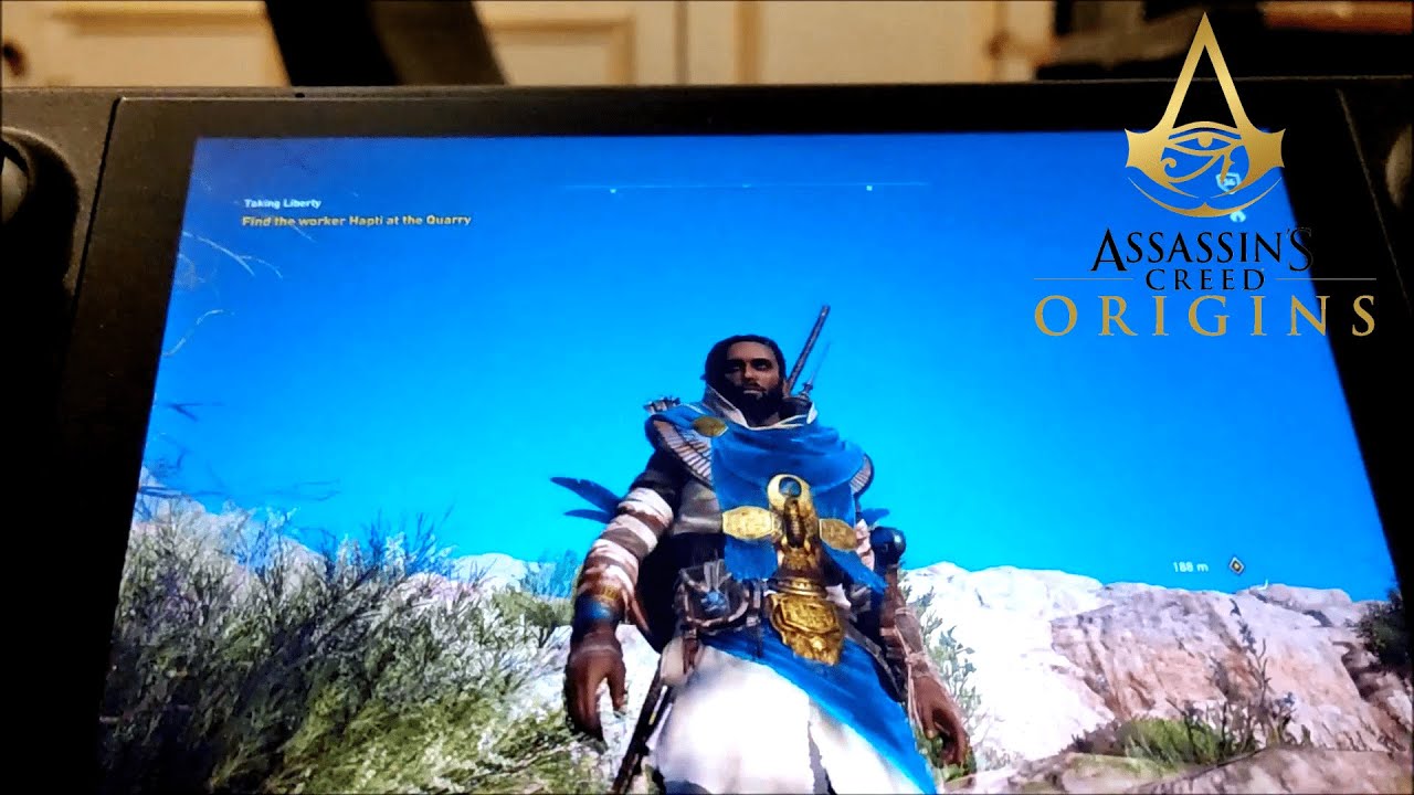 Playing Assassin's Creed Origins on the Steam Deck