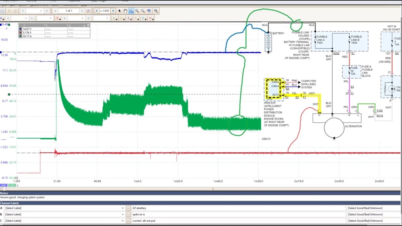 Sistema de carga en Nissan controlado por computadora IPDM