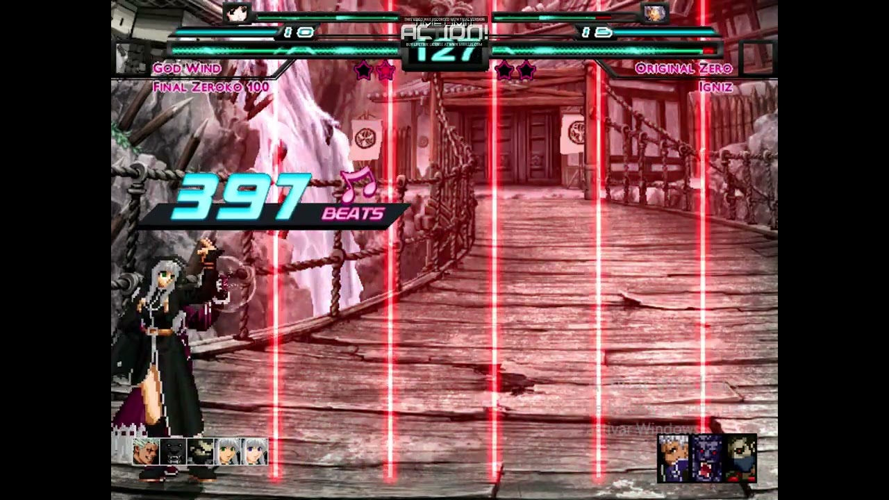 God Wind & Final Zeroko VS Zero Original Boss & Igniz Boss 