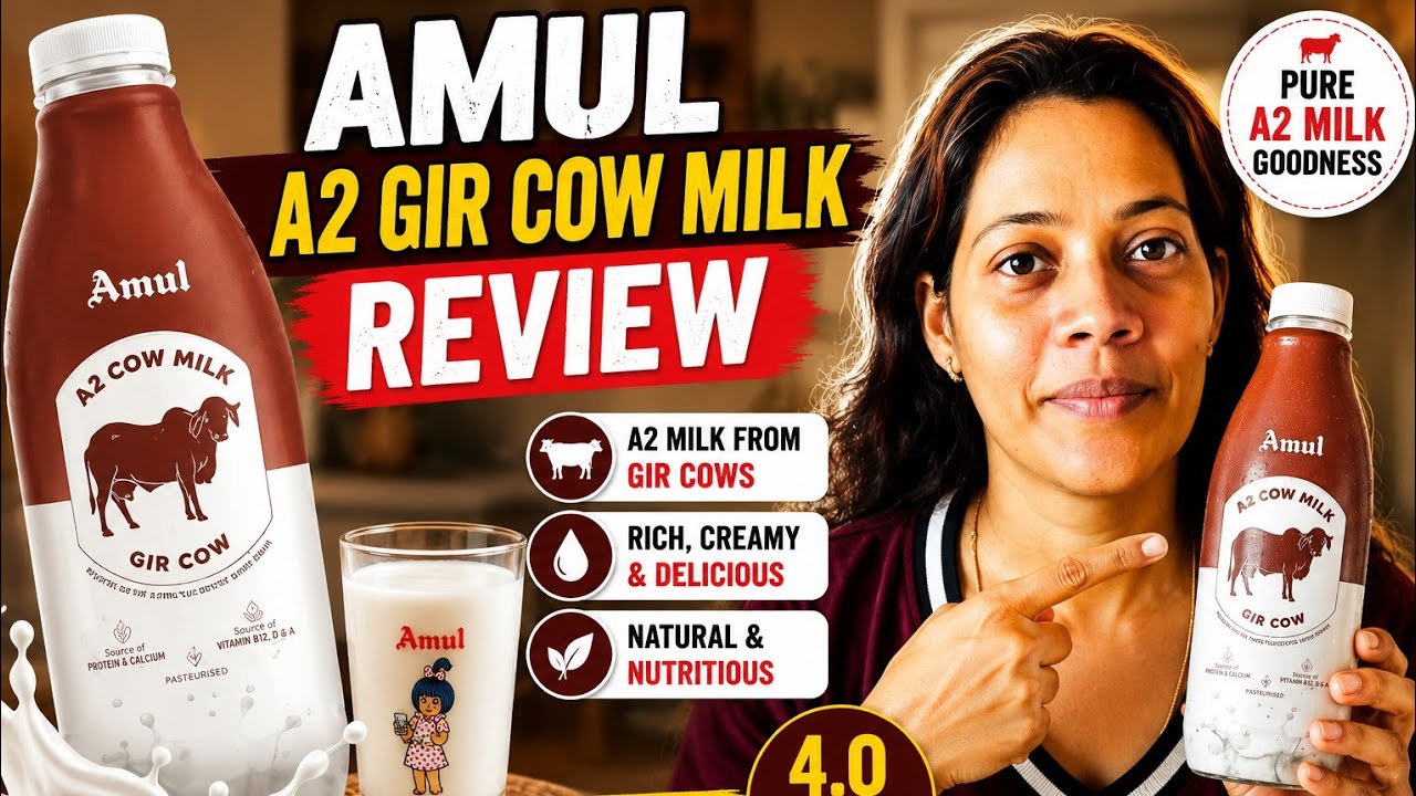 Amul A2 Gir Cow Milk Price Review | A2 Cow Milk vs Regular Milk | Is Amul A2 Gir Cow Milk Worth B...