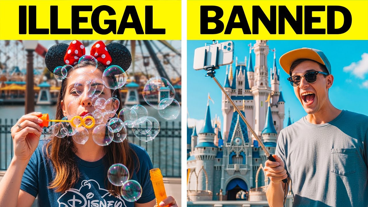 18 ILLEGAL Things in Disney World!